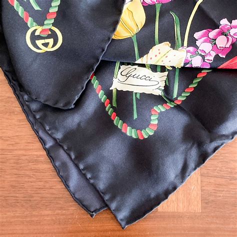 black.gucci scarf|gucci wool and silk scarf.